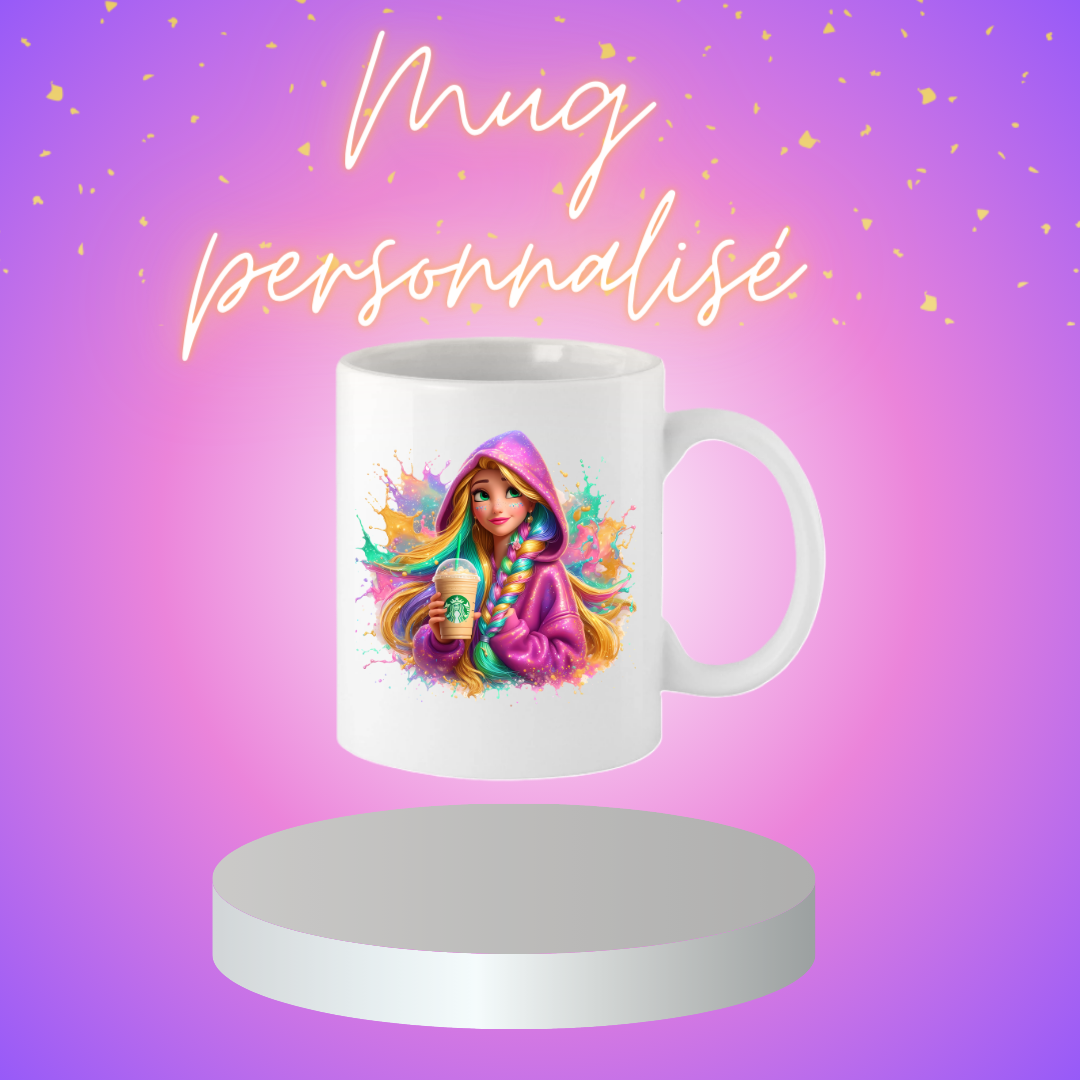 Mugs prénom personnage Disney et Starbucks revisiter