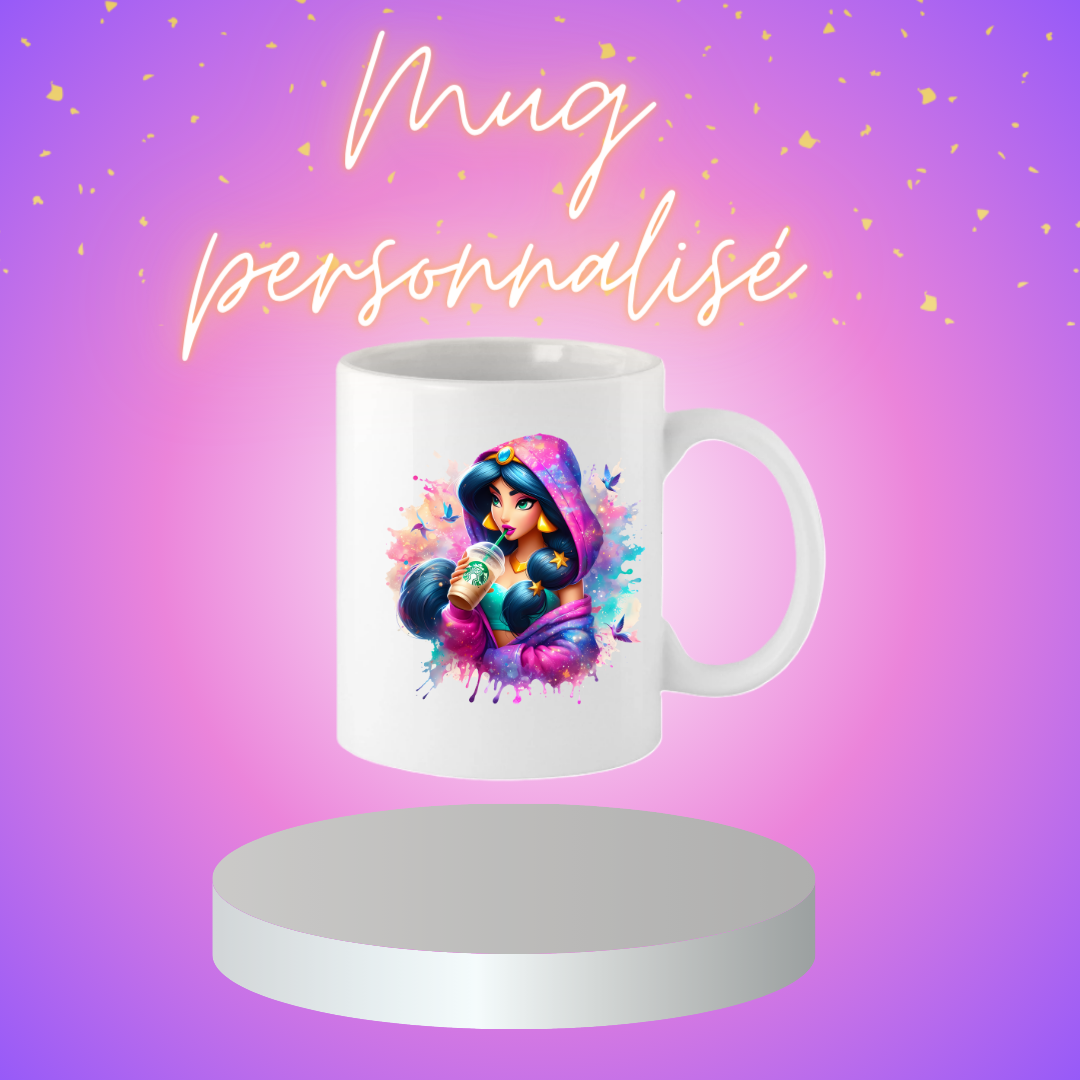 Mugs prénom personnage Disney et Starbucks revisiter