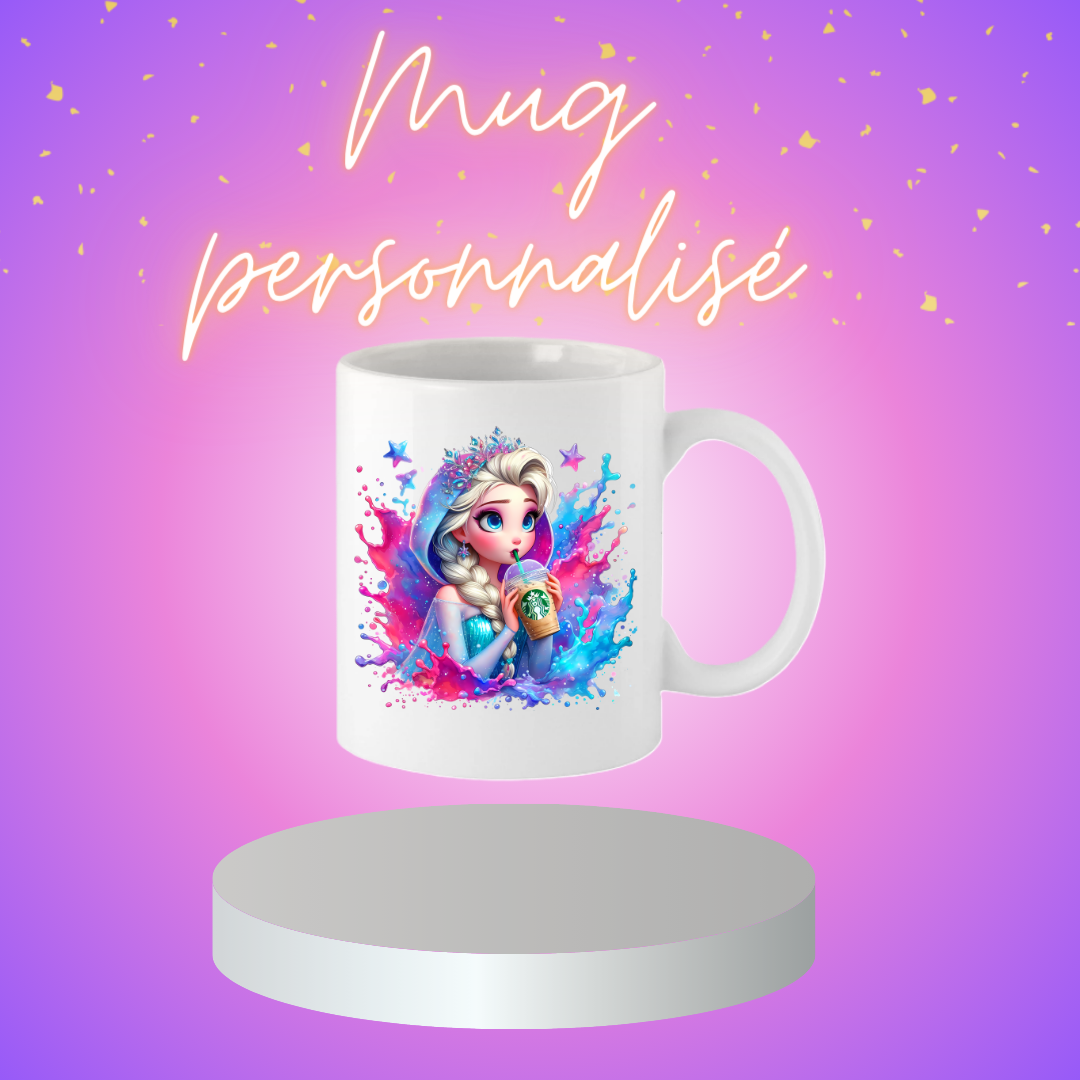 Mugs prénom personnage Disney et Starbucks revisiter