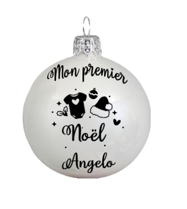 Boule de noël personnalisé